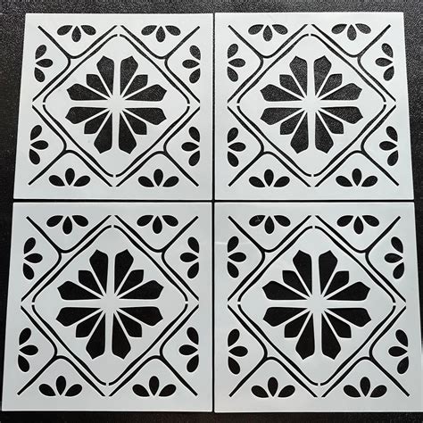 Image result for Tile Stencil Patterns