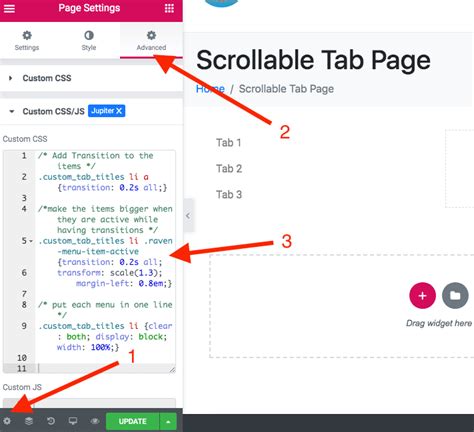 Image result for Scrollable Tabs UI Design