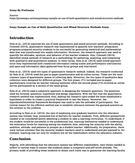 Afbeeldingsresultaten voor Mixed Methods Essay Example