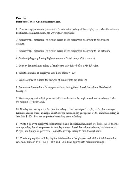 Image result for Table Oracle Example Bodybuilding