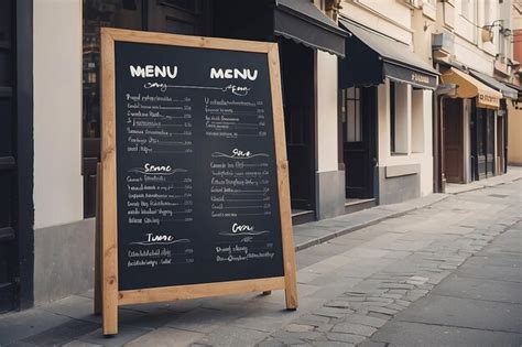 Image result for Empty Front and Back Menu
