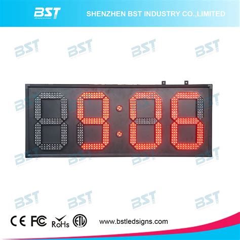 Image result for Red LED Message Clock