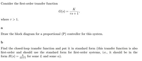First Order Transfer Function Formula に対する画像結果