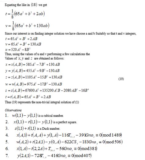 Integral Solutions of the Bi-Quadratic Equation