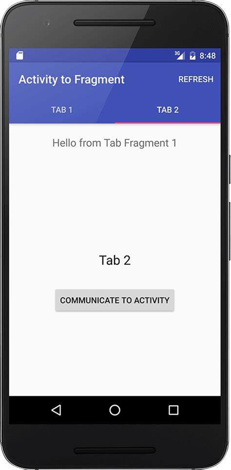 Image result for Android Fragment Menu