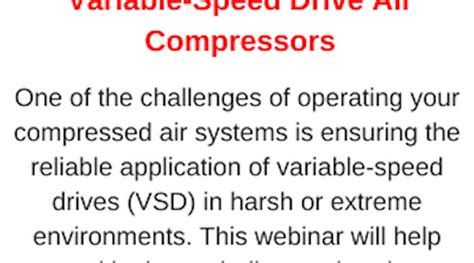 Image result for How Variable Speed Drive Compressor Works