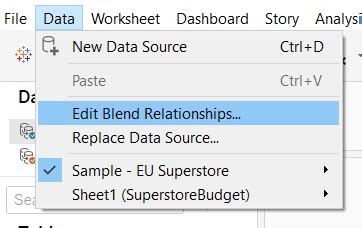 Toradh íomhá ar Blend Tableau Data Sources