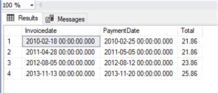 Date Functions in SQL に対する画像結果