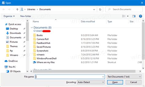 Toradh íomhá ar File Save Dialog Win10