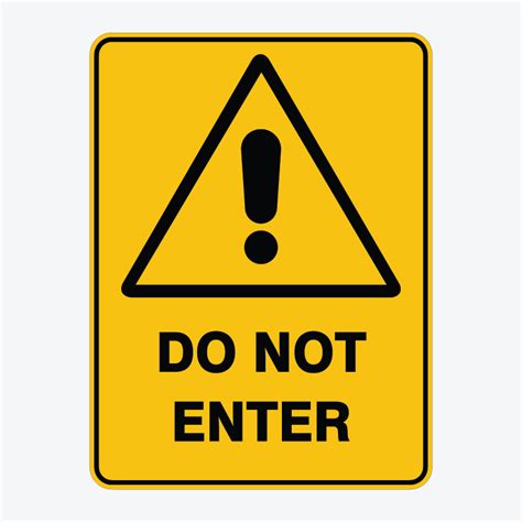 Image result for Warning Do Not Enter