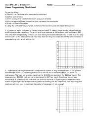 Linear Programming Worksheet Solutions に対する画像結果