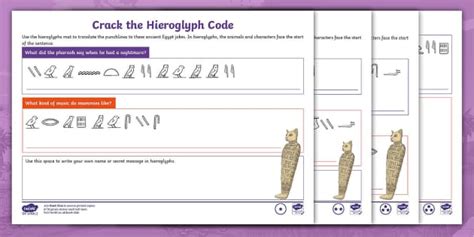 Toradh íomhá ar History Code Breaker KS2 Worksheet