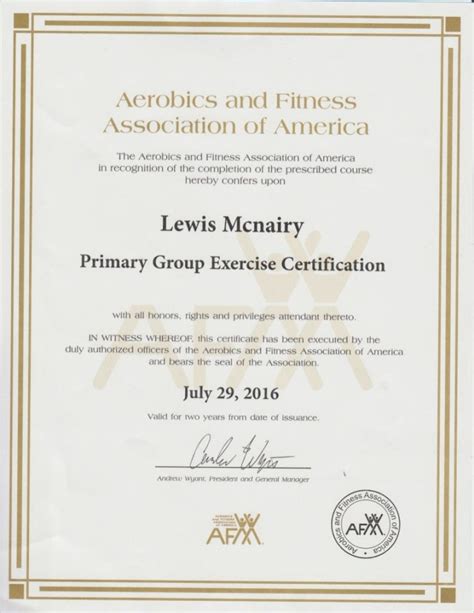 Image result for AFAA Spin Certification