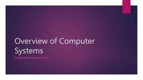 Image result for IT System Overview Slide