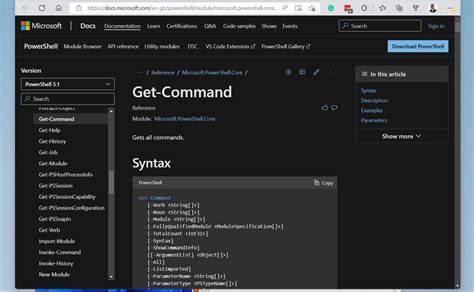 Afbeeldingsresultaten voor Help Command in PowerShell