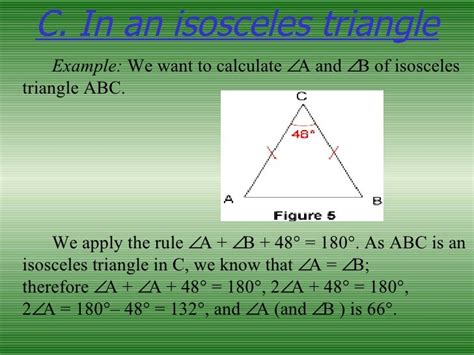 Image result for Isosceles Triangle Angle Formula