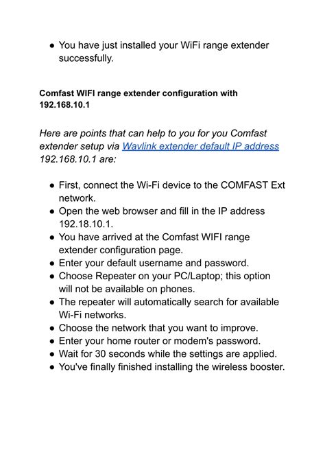 Image result for Com Fast Wireless Repeater Setup