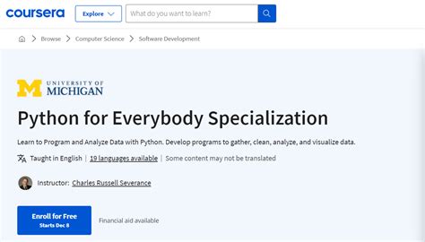Toradh íomhá ar Python for Everybody Specialization Badge