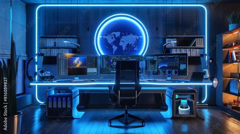 Image result for Futuristic Remote Work Setup