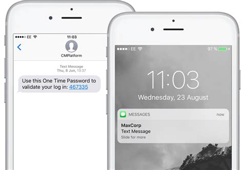 One Time Passcode Text に対する画像結果