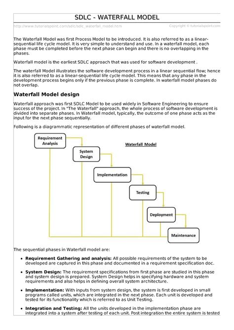Image result for Waterfall Model Software Engineering Computer Science