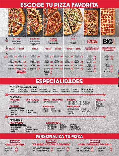 Image result for Pizza Hut Spain Menu