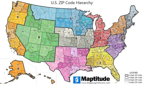 Image result for Zip Code Zone Map