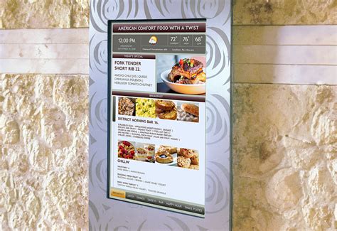 Toradh íomhá ar Menu Design for Touch Display