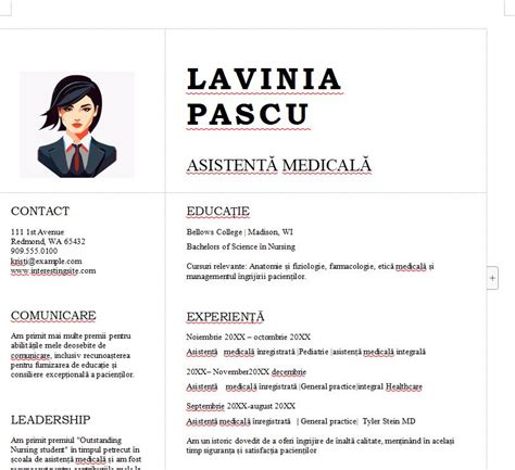 Toradh íomhá ar Descarca CV Simplu