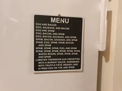 spam sketch Monty python に対する画像結果