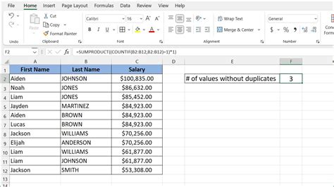 Image result for How to Count Different Values in Excel