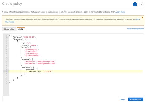 Image result for Simple JSON Example for Policy