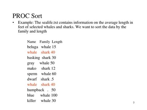 Proc Sort Descending に対する画像結果