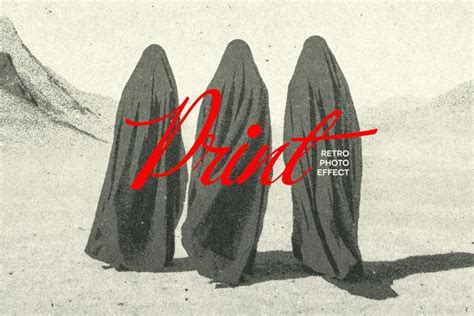 Toradh íomhá ar Photoshop Retro Effect