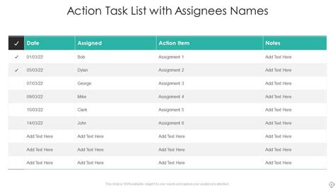 Image result for Action Task List. Excel