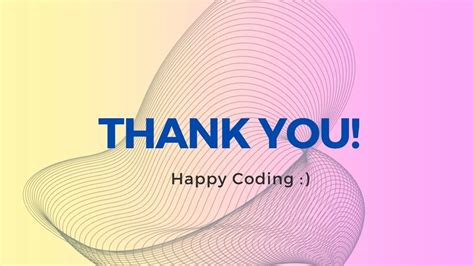 Toradh íomhá ar Thank You Imges for Python Programming