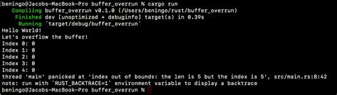 Toradh íomhá ar Rust Language Safe Mode