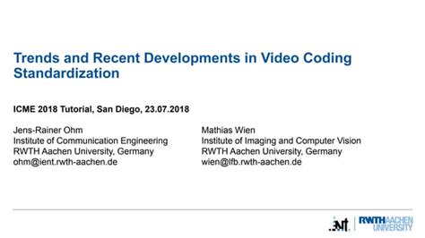 Image result for Video Coding Standards