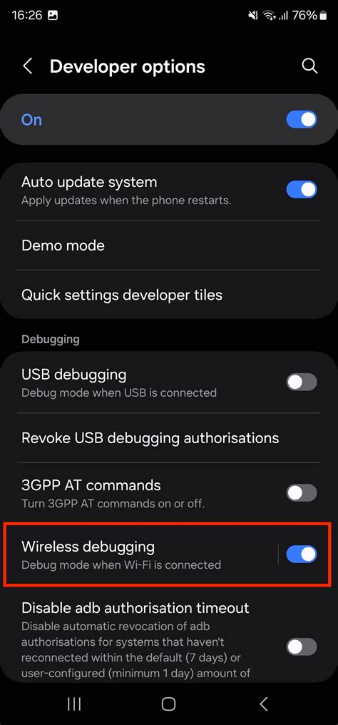 Image result for Allow Wiress Debugging