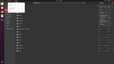 Toradh íomhá ar Ubuntu File Explorer