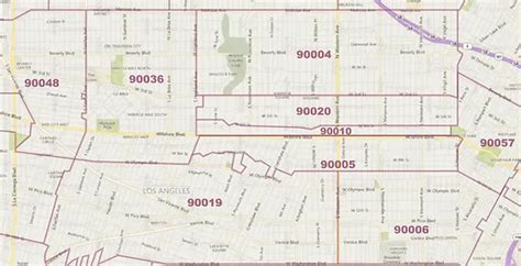 Image result for Zip Code 90036 Map