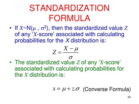 Toradh íomhá ar Standardization Formula
