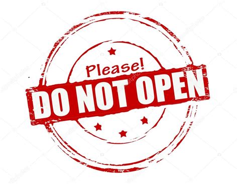 Do Not Open Logo Sign に対する画像結果