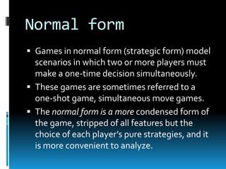 Image result for Normal Form Game Theory