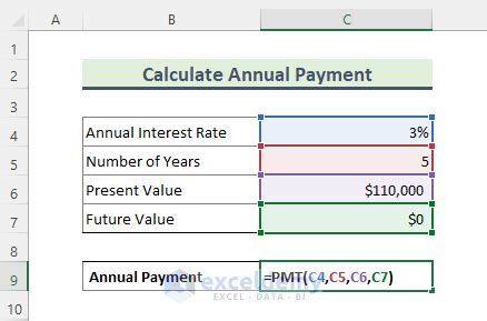 Image result for Excel Payment Function