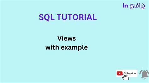 Image result for SQL Tutorial in Tamil with MySQL