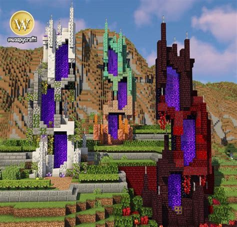 Image result for Minecraft Portal Houses