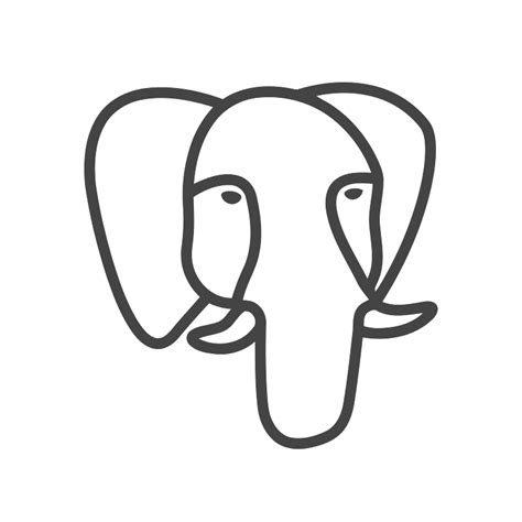 Image result for Postgres Black Logo