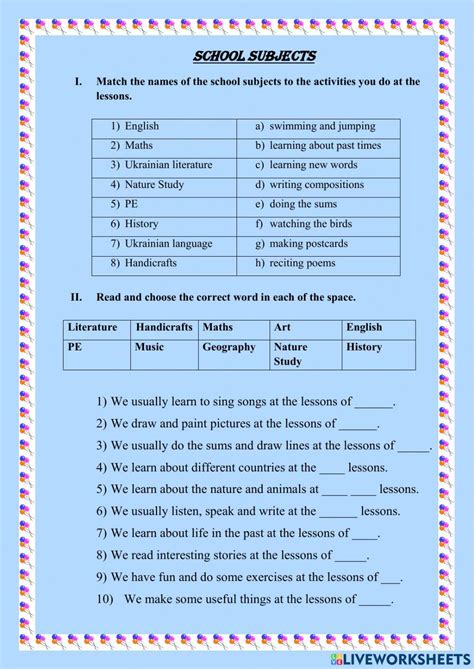 Homework Subject に対する画像結果