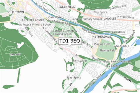 Image result for TD Postcode Map